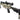 AR on a bipod with the Sling Steady rear squeeze bag on the sling at the stock